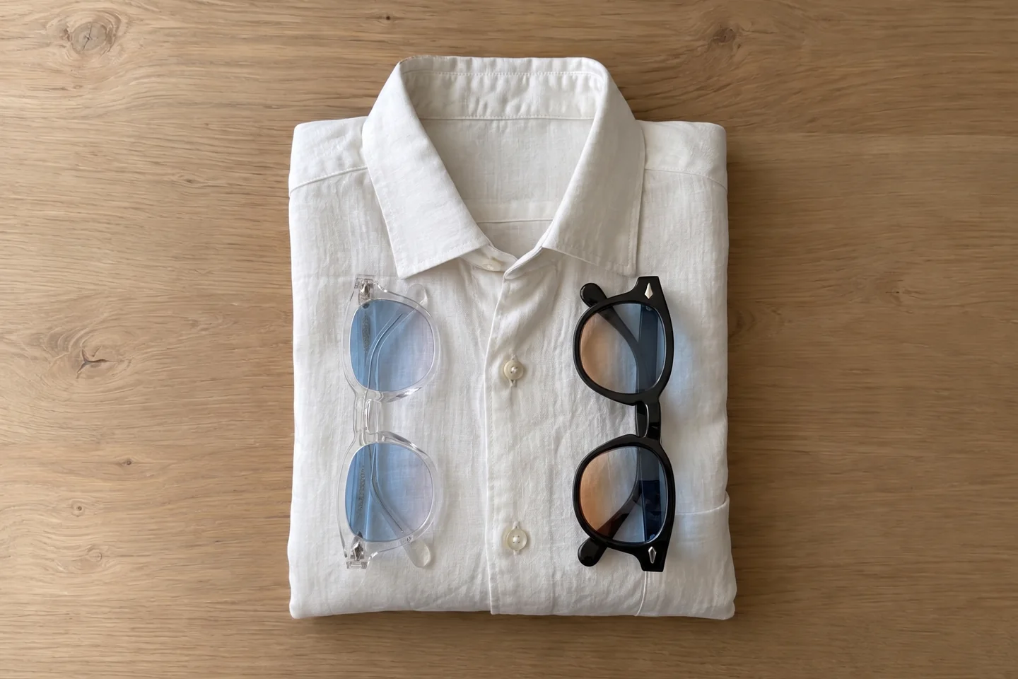 Two pairs, one for each outfit